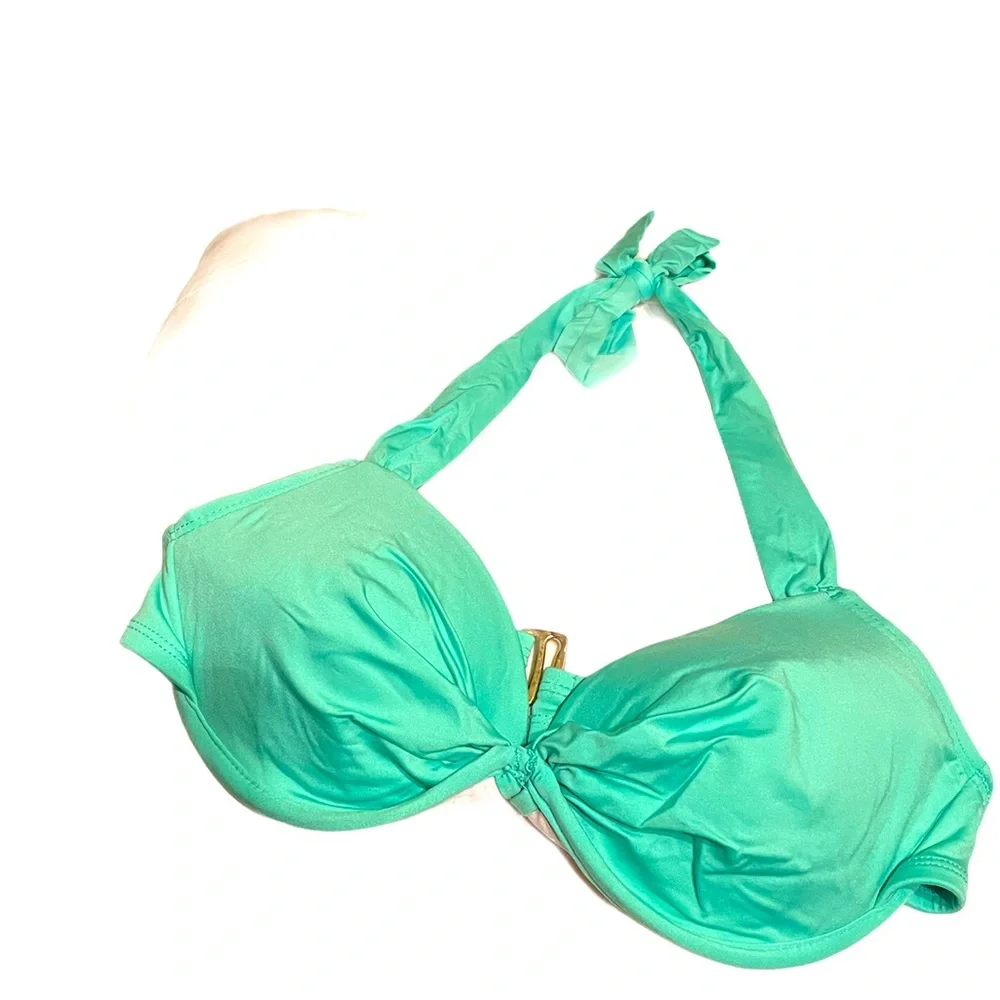 Target Halter Mint Bikini Top